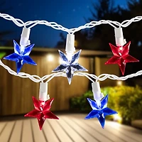 Patriotic Star String Lights
