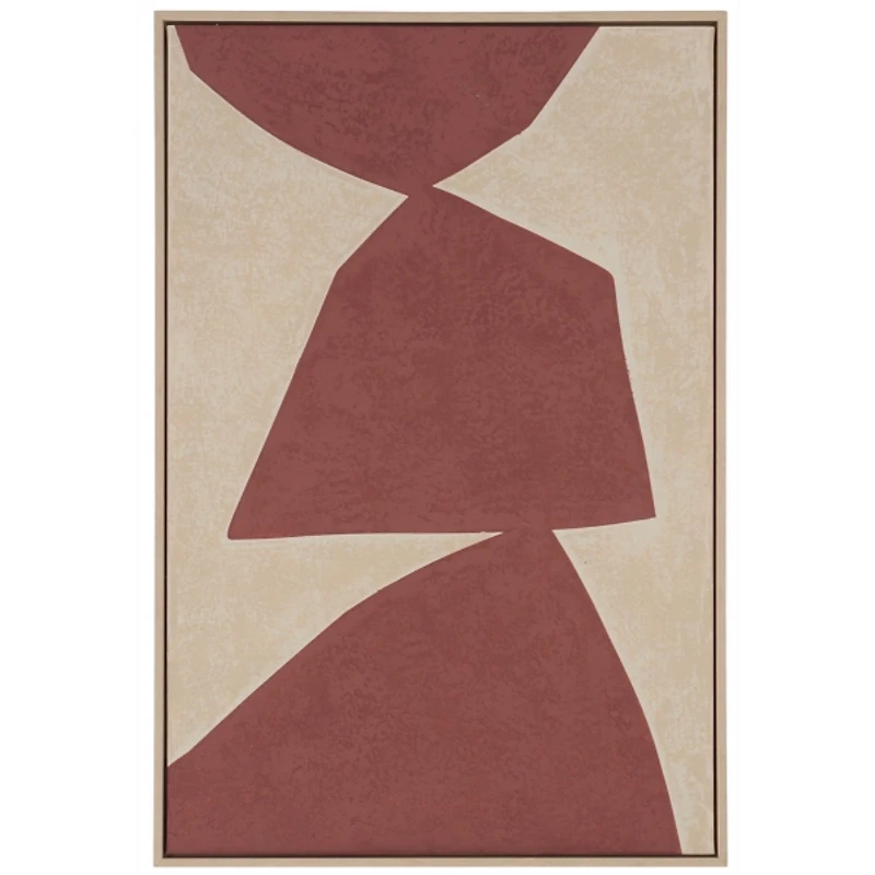 Red Rock Framed Canvas Art Print