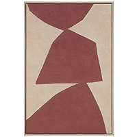 Red Rock Framed Canvas Art Print