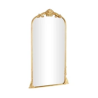 Gold Arched Baroque Mirror