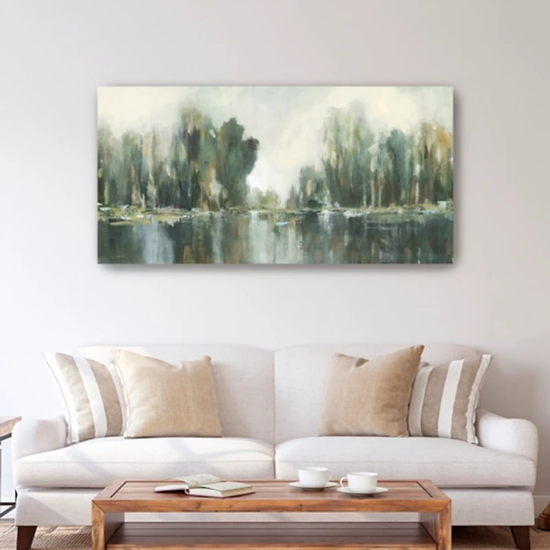 Abstract Treeline Canvas Art Print, 60x30 in.