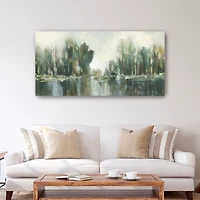 Abstract Treeline Canvas Art Print, 60x30 in.