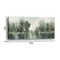 Abstract Treeline Canvas Art Print, 60x30 in.
