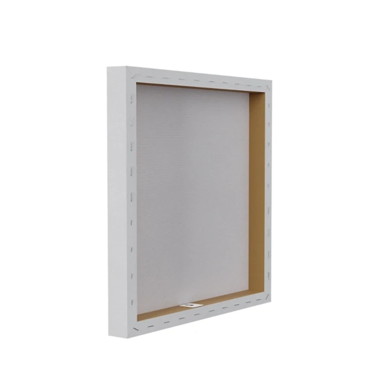 Beige Abstract Flowers Canvas Art Prints, Set of 2