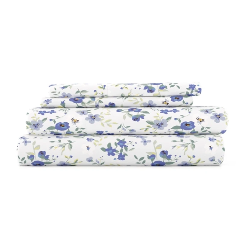 Floral Farmhouse 4-pc. Full Sheet Set