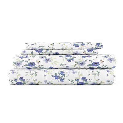 Floral Farmhouse 4-pc. Full Sheet Set