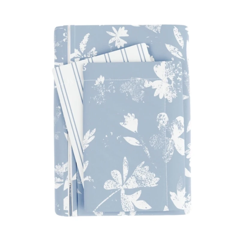 Blue Garden Farmhouse 3-pc. Twin Duvet Cover Set