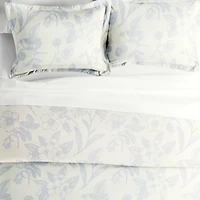 Blue Botanical 3-pc. Queen Duvet Cover Set