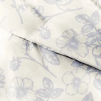Blue Botanical 2-pc. Twin Duvet Cover Set