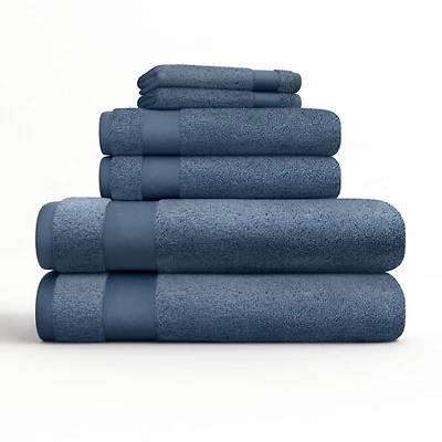 Navy 6-pc. Essential Cotton Bath Towels
