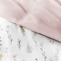 Soft Floral Reversible 3-pc. King Duvet Cover Set