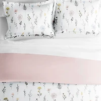 Soft Floral Reversible 2-pc. Twin Duvet Cover Set