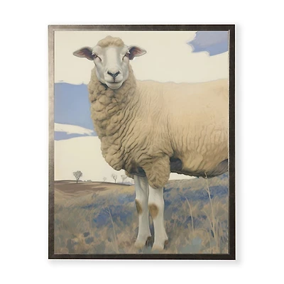 Vintage Sheep Framed Art Print