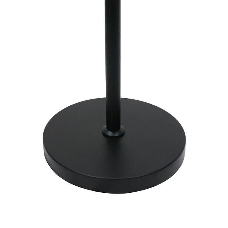 Black Deco Double Shade Floor Lamp