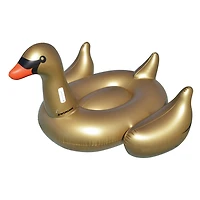 Giant Gold Swan Inflatable Pool Float