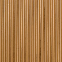 Natural Fluted Hexagon Coffee Table