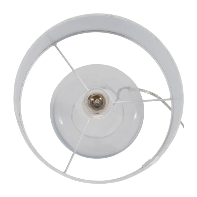 Clear Glass Tapered Table Lamps, Set of 2