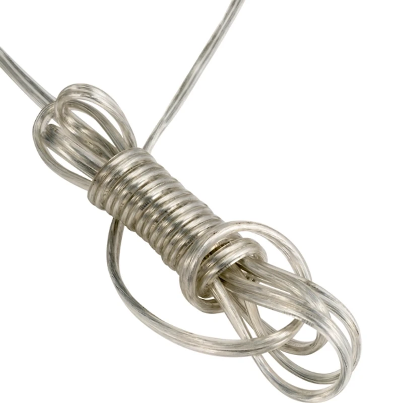 Clear Glass Tapered Table Lamps, Set of 2