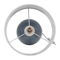 Light Blue Aria Table Lamps, Set of 2