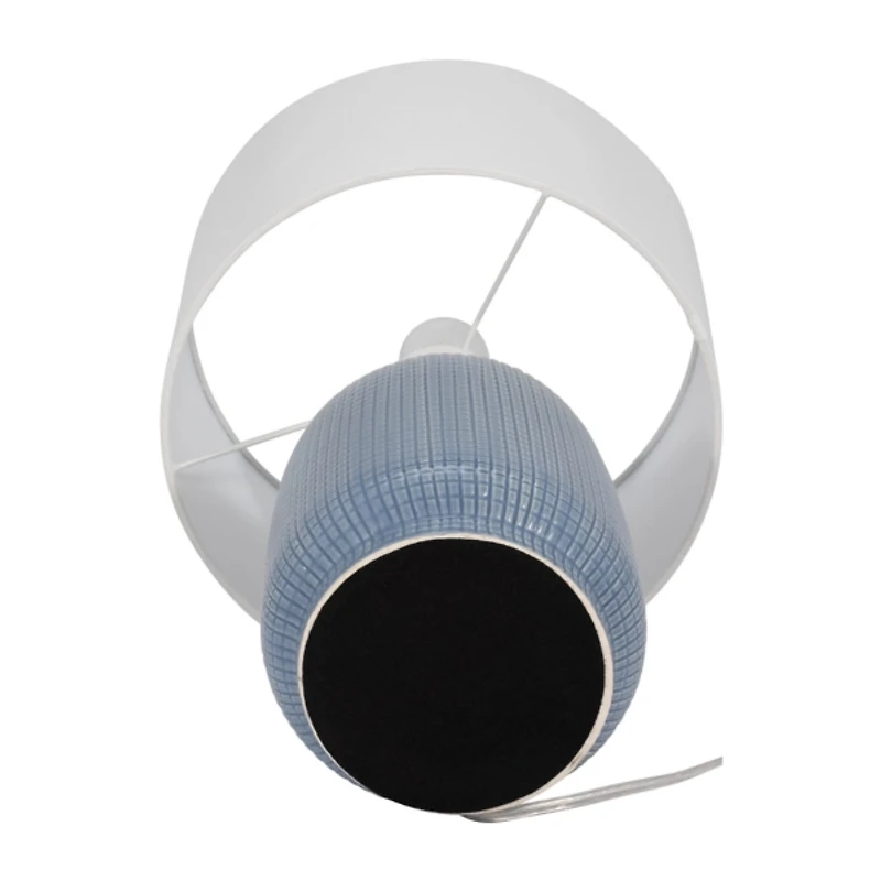 Light Blue Aria Table Lamps, Set of 2