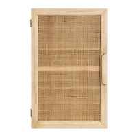 Natural Rattan Wall Cabinet
