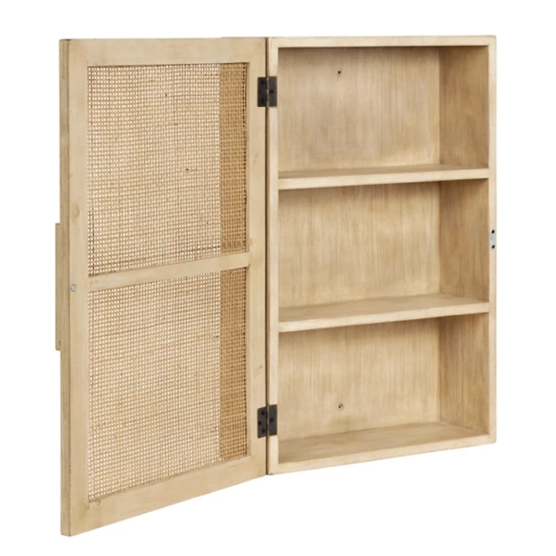 Natural Rattan Wall Cabinet