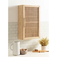 Natural Rattan Wall Cabinet