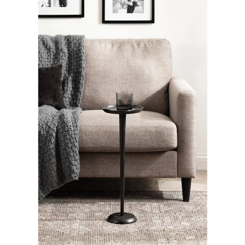Black Metal Alicia Accent Table
