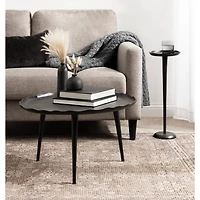 Black Metal Alicia Accent Table