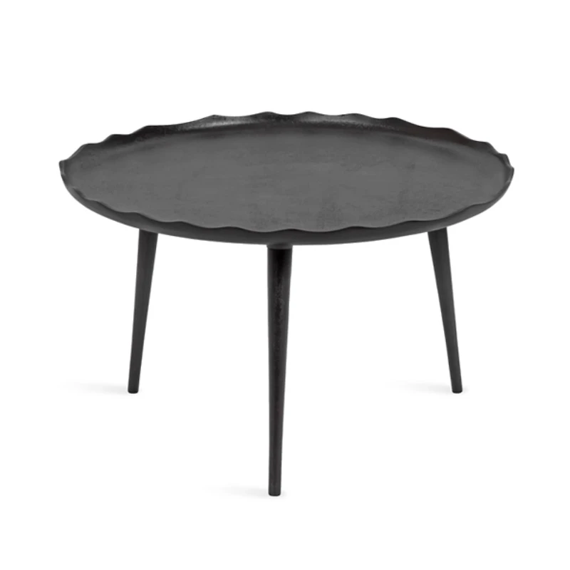 Round Black Alessia Coffee Table