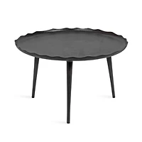 Round Black Alessia Coffee Table