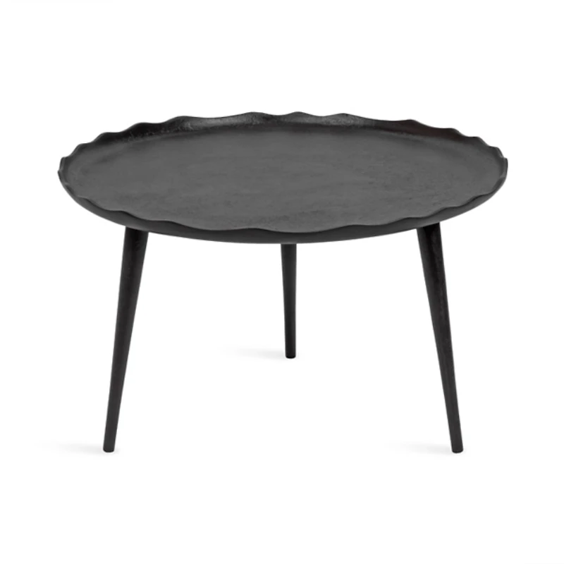 Round Black Alessia Coffee Table