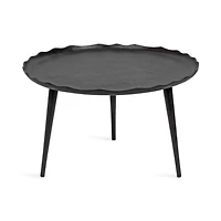Round Black Alessia Coffee Table
