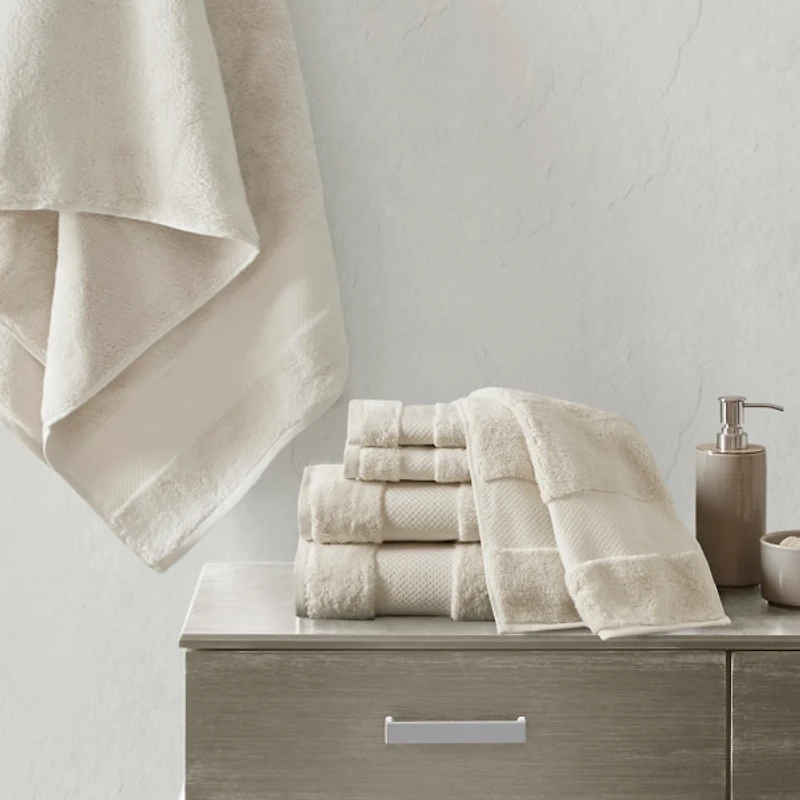 Oatmeal Turkish Cotton 6-pc. Towel Set