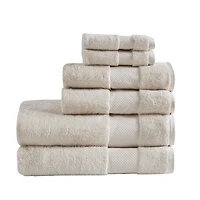 Oatmeal Turkish Cotton 6-pc. Towel Set