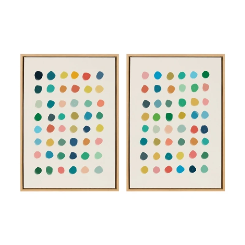 Sylvie Meditation Canvas Art Prints, Set of 2