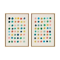 Sylvie Meditation Canvas Art Prints, Set of 2