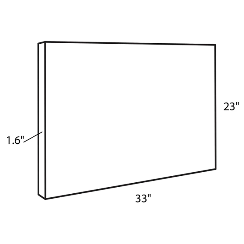 Neutral Highland Cow Framed Canvas Print, 23x33