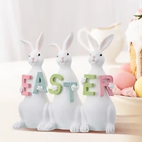 Easter Bunny Trio Figurine
