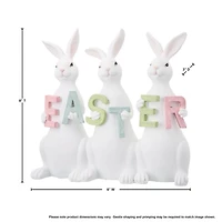 Easter Bunny Trio Figurine