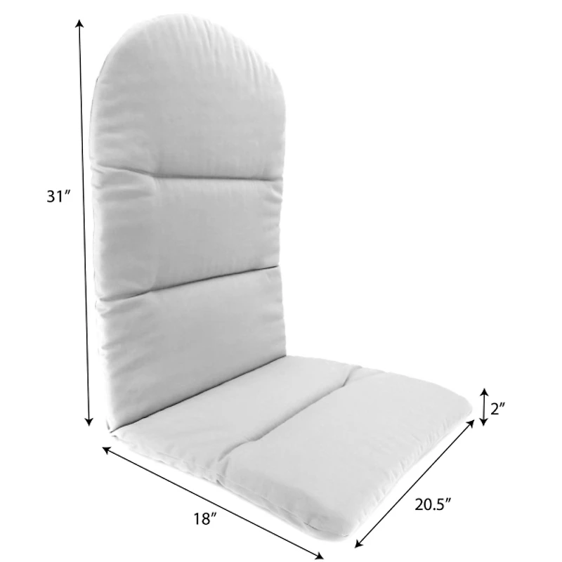 Midnight Navy Outdoor Adirondack Cushion