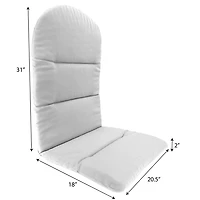 Midnight Navy Outdoor Adirondack Cushion