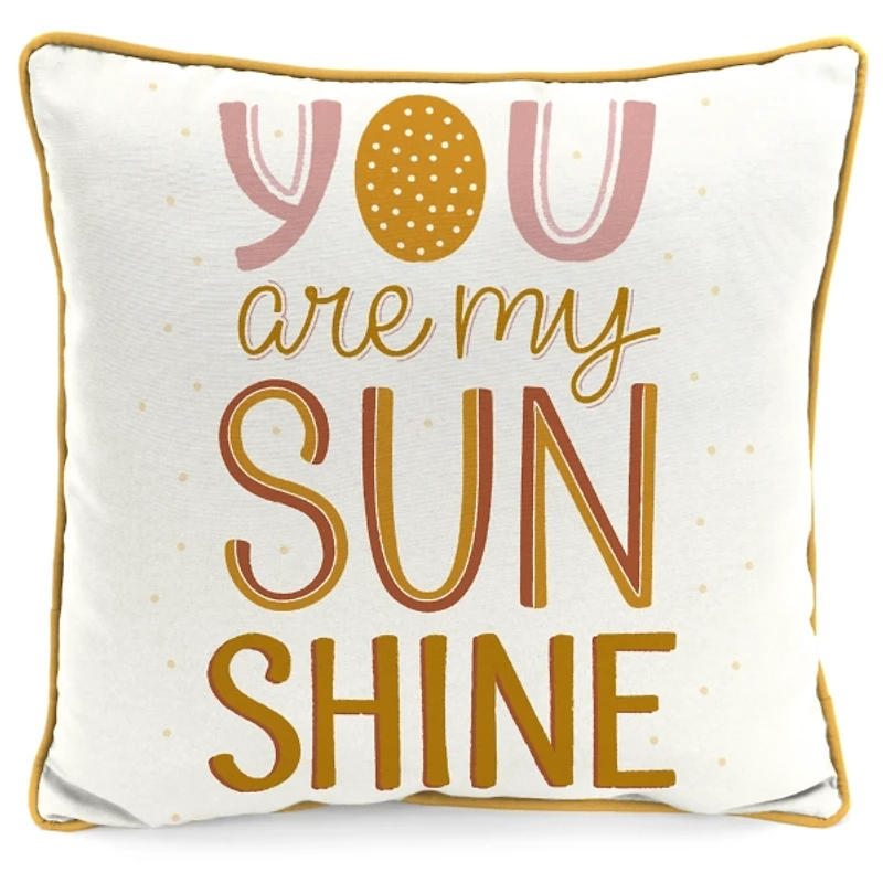 Boho You Are My Sunshine Outdoor Pillow