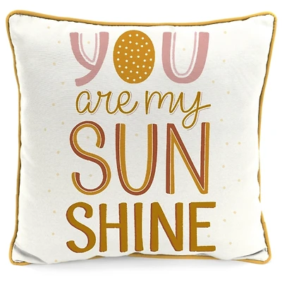 Boho You Are My Sunshine Outdoor Pillow