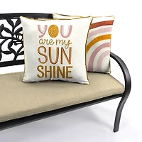 Boho You Are My Sunshine Outdoor Pillow