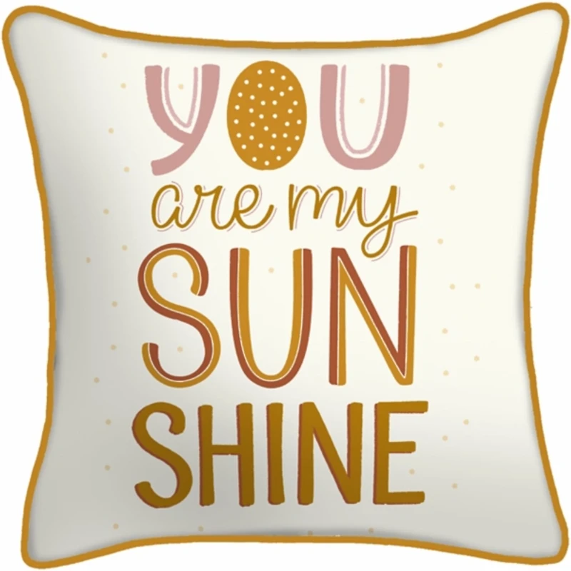 Boho You Are My Sunshine Outdoor Pillow