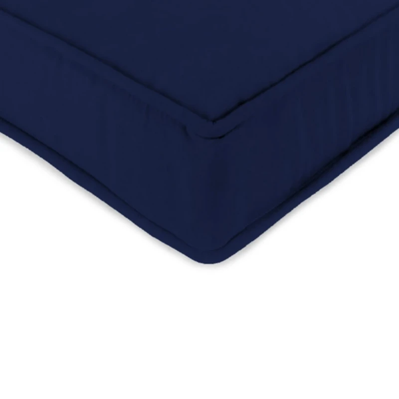 Solid Navy Outdoor Deep Seat Cushion