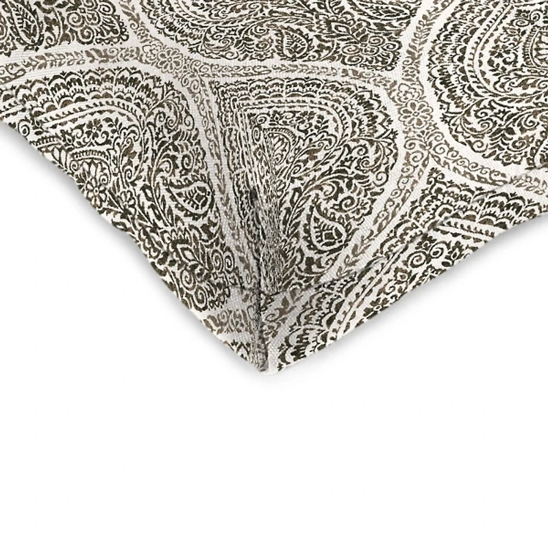 Brown Medallion Outdoor Chair Cushions, Set of 2