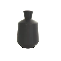 Black Ceramic Contemporary Vases, Set of 3