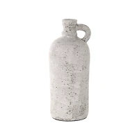 Distressed Cream Terracotta Jug Vase
